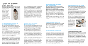 Diabetes und Schwanger