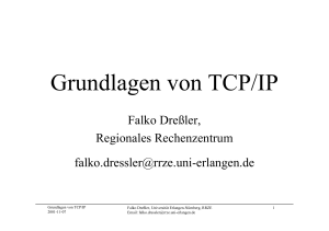 Grundlagen von TCP/IP