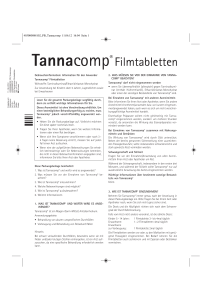 Packungsbeilage Tannacomp - MEDICE Arzneimittel Pütter GmbH
