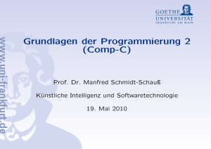 Grundlagen der Programmierung 2 (Comp-C)