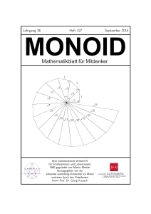 Jahrgang 36 Heft 127 September 2016 - Monoid