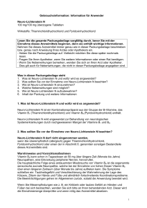 Information für Anwender Neuro-Lichtenstein N