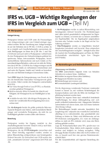 IFRS vs. UGB_Teil III und IV - Akademie für Internationale