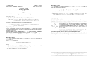 ¨Ubungen zur Vorlesung Theoretische Informatik II SS 2006 Blatt 10