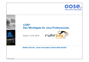 LDAP. Das Wichtigste für Java Professionals.