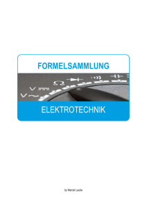 formelsammlung elektrotechnik