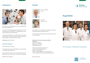Augenklinik - Klinikum Braunschweig