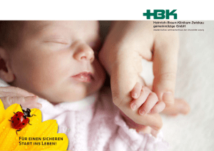 HBK Brosch&uuml;re - Gesundes Neues
