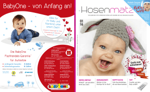 Anfang an! - Hosenmatz Magazin