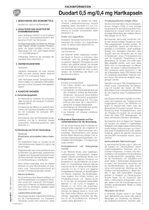 Duodart 0,5 mg/0,4 mg Hartkapseln - GSK