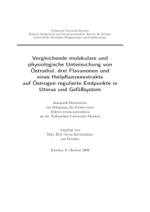 Vergleichende molekulare und physiologische Untersuchung von