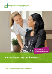 Informationen rund um die Geburt