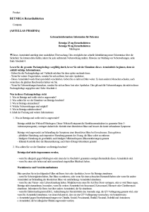 BETMIGA Retardtabletten (ASTELLAS PHARMA)