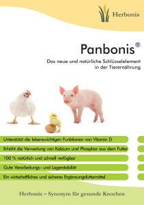 Panbonis - Das neue und natürliche Schlüsselelement in