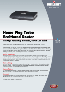Home Plug Turbo Breitband Router