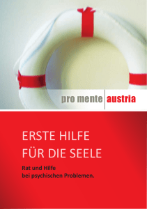 erste hilfe für die seele