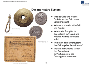 Das monetäre System - Markus Jochen Petry