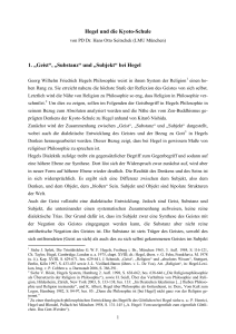 Hegels Begriff „Geist“ ist ähnlich wie im buddhistischen Denken das