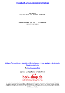 Praxisbuch Gynäkologische Onkologie - ReadingSample - Beck-Shop