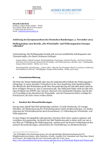 Anhörung im Europaausschuss des Deutschen Bundestages, 2