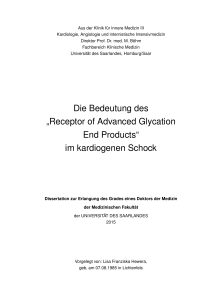 Receptor of Advanced Glycation End Products