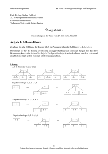 Übungsblatt 2 - Technische Universität Kaiserslautern