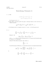 Loesung 14 - D-MATH