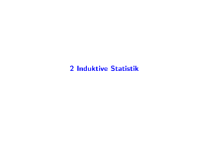 2 Induktive Statistik