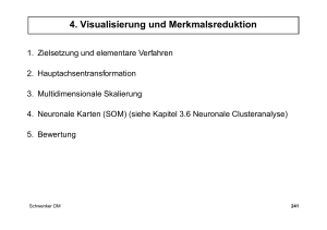 4. Visualisierung und Merkmalsreduktion