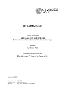 Diplomarbeit Einreichung - E-Theses