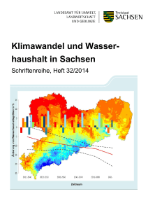 LfULG-Schriftenreihe, Heft 32/2014 "Klimawandel