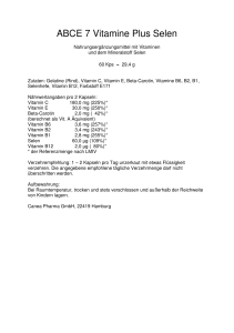 ABCE 7 Vitamine Plus Selen 60 Kps PZN 06153348 - Park