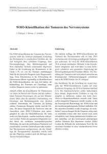 WHO-Klassifikation der Tumoren des Nervensystems