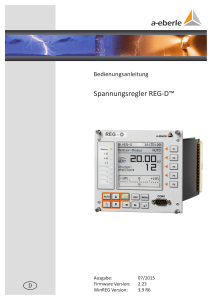 Spannungsregler REG-D