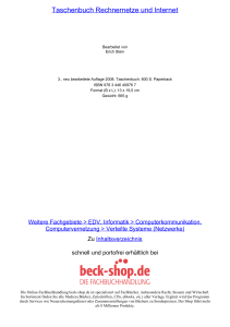 Taschenbuch Rechnernetze und Internet - Beck-Shop