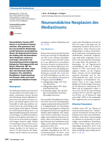 Neuroendokrine Neoplasien des Mediastinums | SpringerLink