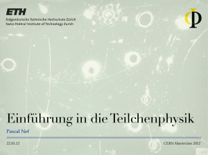 Einführung in die Teilchenphysik