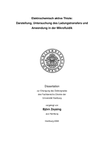 Elektrochemisch aktive Thiole: Darstellung