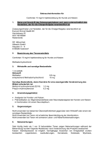 Gebrauchsinformation für Comfortan 10 mg/ml Injektionslösung für