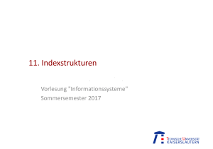 11. Indexstrukturen