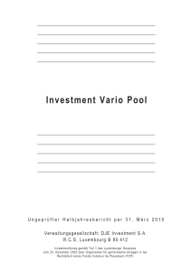 Investment Vario Pool