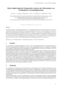 Bezier-Spline-Basierte Postoperative Analyse der Deformation von