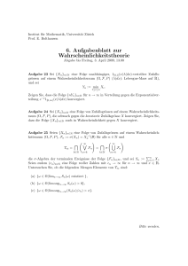 6. Aufgabenblatt - Institut für Mathematik