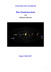 Das Sonnensystem