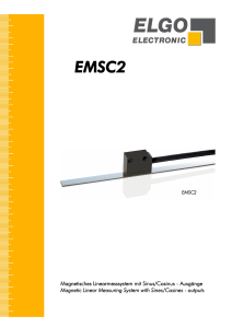 Magnetisches Linearmesssystem mit Sinus/Cosinus