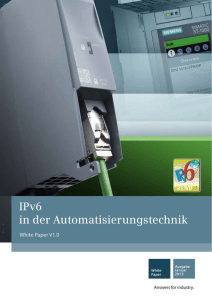 White Paper: IPv6 in der Automatisierungstechnik