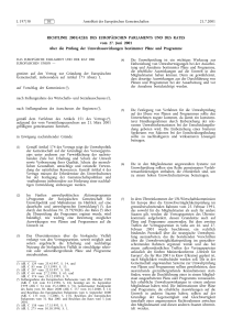 richtlinie 2001/42/eg des europäischen