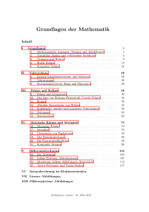 Grundlagen der Mathematik