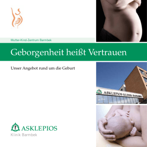 Geborgenheit hei&szlig;t Vertrauen