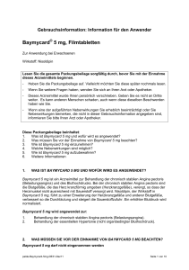 Baymycard 5 mg, Filmtabletten - Aliva